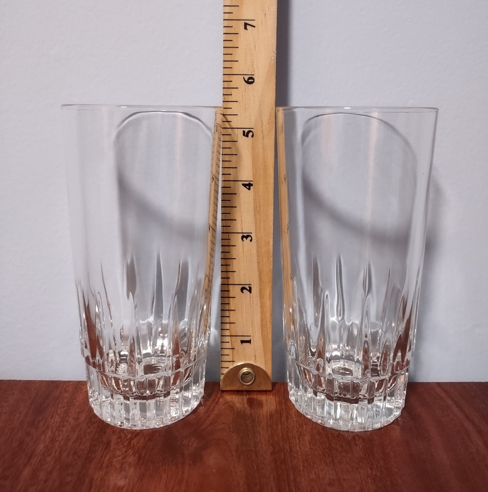 2 Vintage 15 oz. "Arcoroc Lancer Highball Tumbler" Like Glasses, Made in Brazil